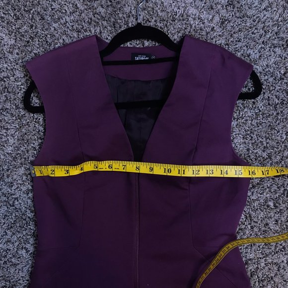 Kate Spade Saturday Purple Lets Make Contact zippered sheath dress - Picture 11 of 12